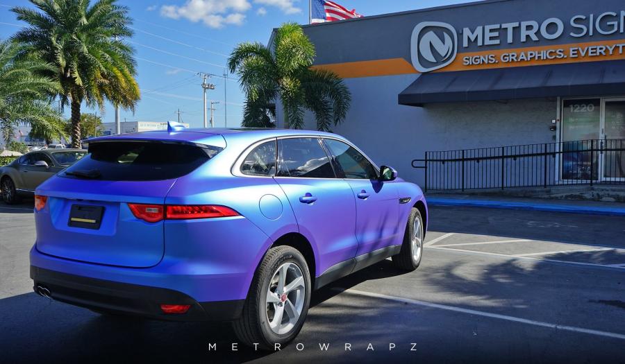  Jaguar F-Pace Electric Wave by MetroWrapz 2016 года  (фото 6 из 6)